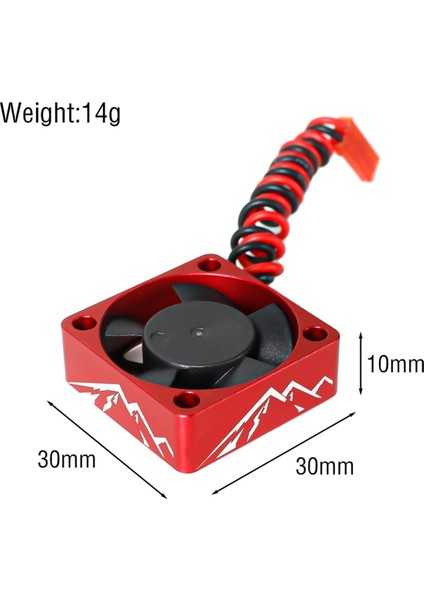 540 550 3650 3660 3674 Motor Isı Emici Rc Araba Radyatör Fanı Mavi (Yurt Dışından)