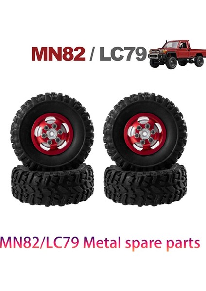 Rc Araba Tekerleği ve Lastik Seti Mn Model 1/12 MN82 LC79 MN78 Için (Yurt Dışından)