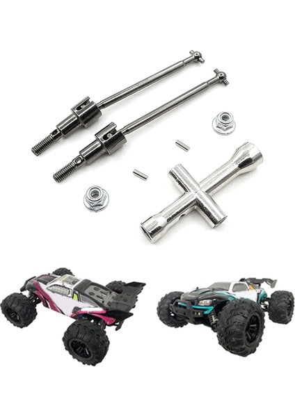 Scy 1/16 Brush Rc Araba Yükseltme Parçaları Için Arka Cvd Tahrik Mili Seti (Yurt Dışından)