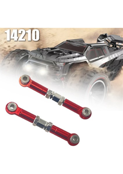 Go 1/14 Rc Araba Parçaları Için Rc Araba Direksiyon Çubuğu (Kırmızı) (Yurt Dışından)