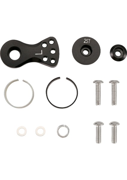 25T Ayarlanabilir Servo Koruyucu Kol Boynuzu -1/10 Rc Araba Parçaları, L, A (Yurt Dışından)