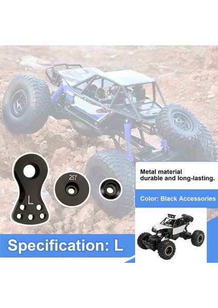 25T Ayarlanabilir Servo Koruyucu Kol Boynuzu -1/10 Rc Araba Parçaları, L, A (Yurt Dışından) fırsatları