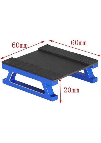 1/28 Mini Rc Araba Model Araba Tamir Standı Mavi (Yurt Dışından)
