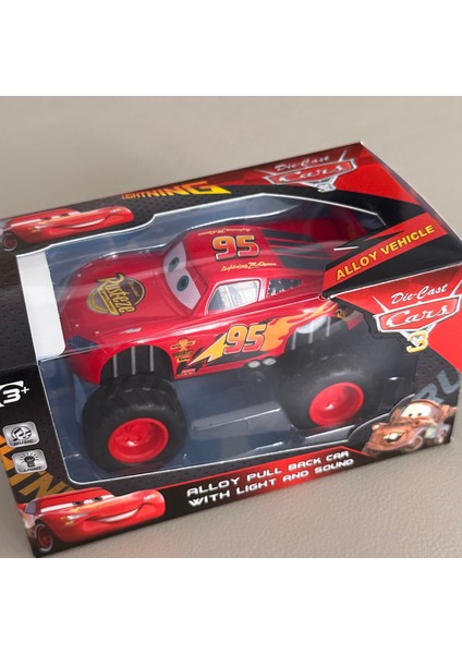 Disney Pixar Cars Yeni Varış Ses ve Işıklı Geri Çekilebilir Araba Şimşek Mcqueen ve Cruz Ramirez Siyah Fırtına Yüksek Bacaklı Araç (Yurt Dışından)