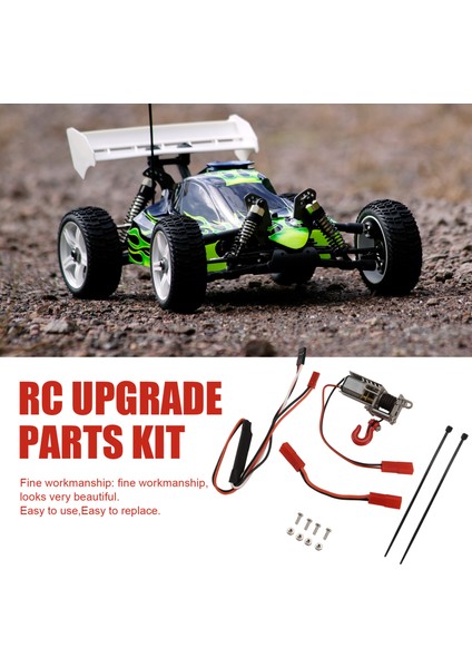 Rc Otomatik Vinç Seti /mn/ 1/12 1/14 1/16 Ölçekli Rc Araba Için (Yurt Dışından)