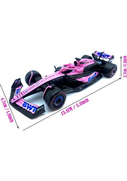 Bburago Yeni 2023 Mclaren F1 Takım Şampiyonu Red Bull Racing Heuer RB19 Alpine A523 Formula Bir Alaşımlı Süper Oyuncak Alfa C43 Model Araba (Yurt Dışından)