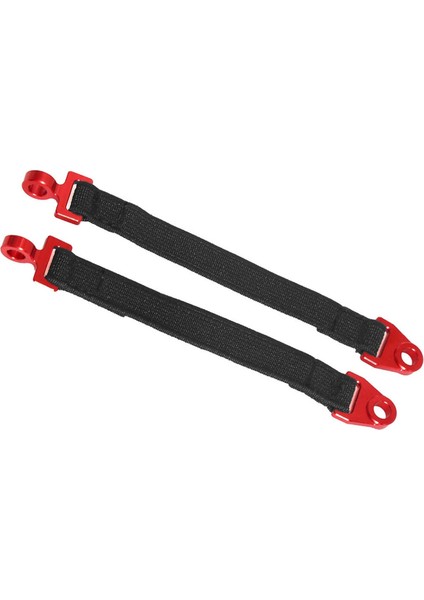 2 Adet Rc Araba Arka Şok Limit Kayışı 1/7 UDR-85076-4 Kırmızı (Yurt Dışından)