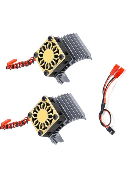 Rc Motor Soğutma Fanı Isı Emici 36MM Rc Araba Için 1/8 1/10 Ölçek Altın (Yurt Dışından) modelleri
