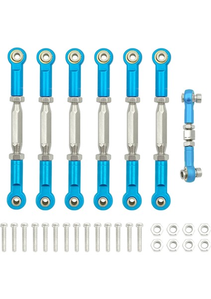Slash 1/10 Rc Araba Parçası Mavi Için Kamber Bağlantı Çubuğu Bağlantı Seti (Yurt Dışından)