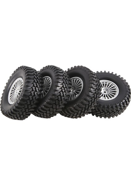 4 Adet 1/10 Rc Rc Araba Parçaları 98MM Kauçuk Lastik (Yurt Dışından)