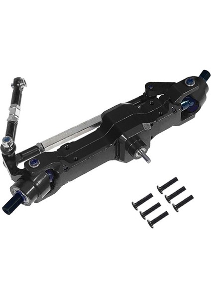 1/16 C24 Için Metal Yükseltme Ön Aks Tertibatı, Siyah (Yurt Dışından)