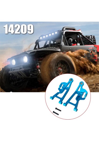 Rc Araba Ön Alt Salıncak Kolu Bileşenleri Go 1/14 Mavi (Yurt Dışından)