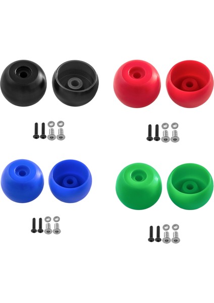 1/4 Promoto-Mx Motosiklet Pom Yan Tekerlek Yardımcı Tekerlek (Yurt Dışından)