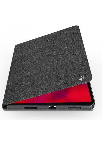 iPad Pro 12.9 2018 Raptic Smartstyle Kalem Bölmeli Standlı Tablet Kılıf Siyah fiyatları