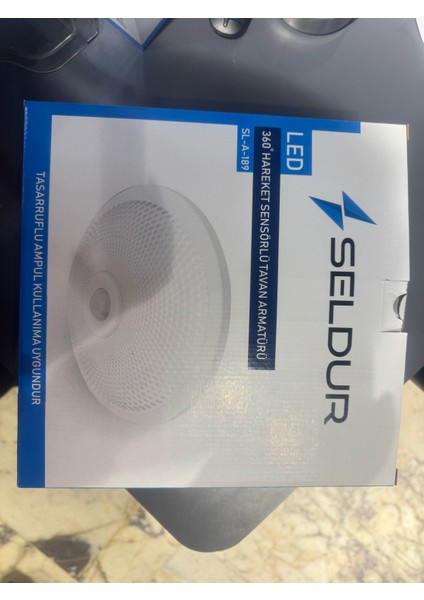 Sensör Glop 360 Derece Hareket Sensörlü Tavan Armatürü