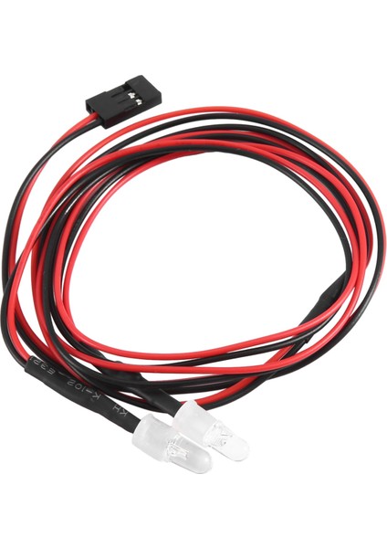 5 Adet 2led 5mm Farlar 1/10 Model Drift Araba Aracı Için, Kırmızı (Yurt Dışından)