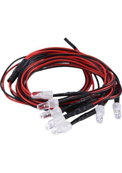 8 LED 5mm Rc LED Işık Kiti 1/10 Rc Araba Kamyon Rc Model Drift Arabası Için (Yurt Dışından) fırsatları