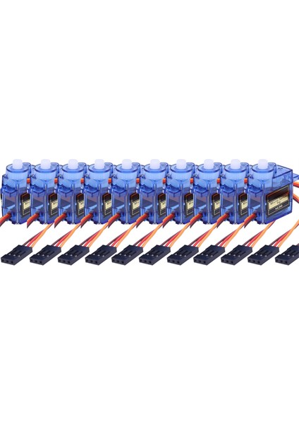 10 Adet SG90 9g Mikro-Servo Servo Motor Uçak Için 180° (Yurt Dışından)
