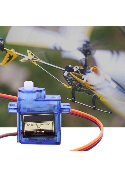 10 Adet SG90 9g Mikro-Servo Servo Motor Uçak Için 180° (Yurt Dışından)