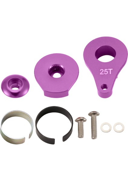 25T Direksiyon Servo Kolu Boynuzu 1 Delik Rc Paletli Araba Parçaları Için (Yurt Dışından)