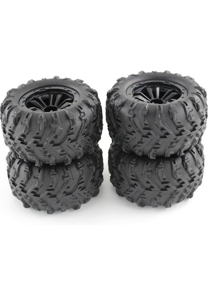 4 Adet/grup 12MM Altıgen Tekerlek Lastiği (Yurt Dışından)