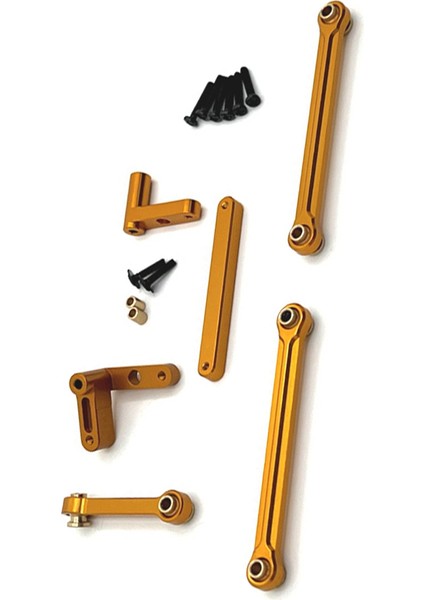 Hospeed 1/14 All Series Gold Için Rc Araba Yükseltme Direksiyon Çubuğu Seti (Yurt Dışından)