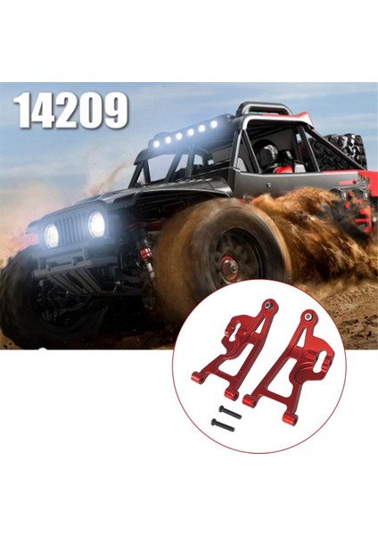 Go 1/14 Kırmızı Için Rc Araba Ön Alt Salıncak Kolu Bileşenleri (Yurt Dışından)