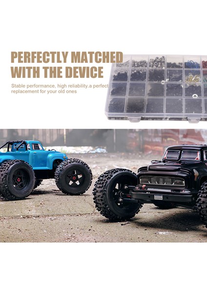 1/10 /SCX10/REDCAT//ARRMA Rc Araba Parçaları Için Vida Kutusu Seti (Yurt Dışından)