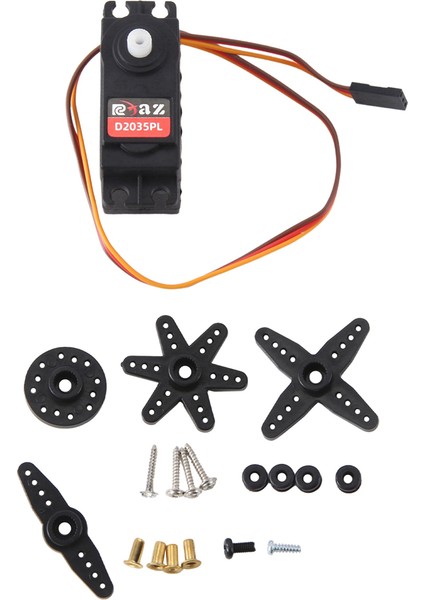 3.5kg Servo Tüm Plastik Dişli Jr Araba Rc Model Helikopter Tekne Dıy (Yurt Dışından)
