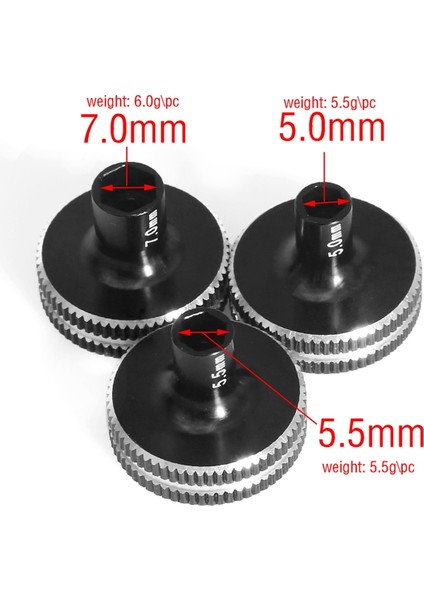 7.0mm Kısa Somun Altıgen Anahtar Kovanı Rc Araba Kamyon Paletli Araç Için (Yurt Dışından)