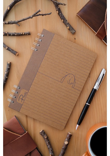 Elephant Kraft Çizgili Defter