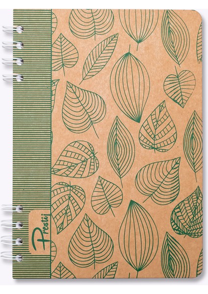 Green Leaves Kraft Çizgili Defter fiyatları