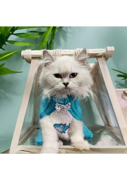 Kedi ve Köpek için Balıklı Turkuaz Pelerin fiyatları