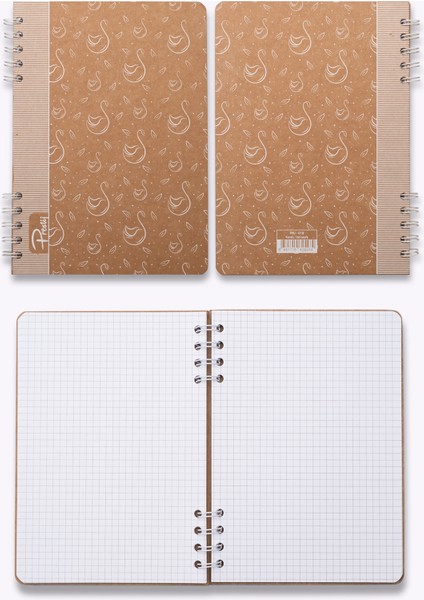 Swan Kraft Kareli Defter modelleri