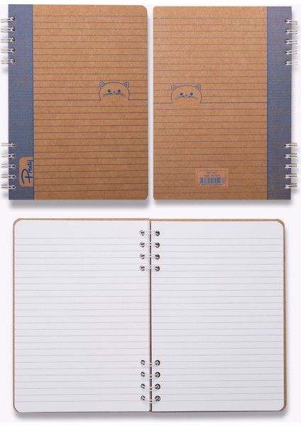 Kitty Kraft Çizgili Defter modelleri