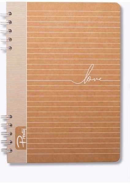Love Kraft Çizgili Defter fiyatları