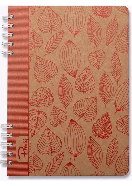 Red Leaves Kraft Çizgili Defter fiyatları