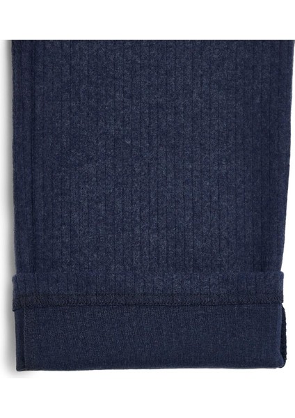 Beli Lastikli Indigo Kız Çocuk Eşofman Altı - Rahat Geniş Paça Kalın Kumaş 7-8-9-10-11-12-13-14 Yaş