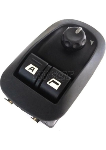 Kapı Cam Acma Düğmesi ( P206 )( Scudo 01-07 ) Ayna Ayarlı Uyumlu