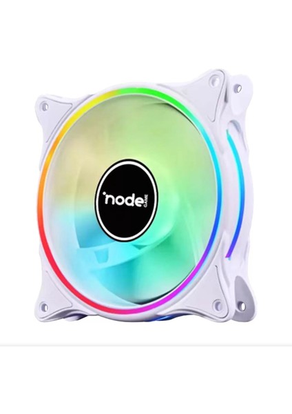 12CM Rainbow LED Fan - Performans Serisi Sessiz Kasa Egzoz Fanı