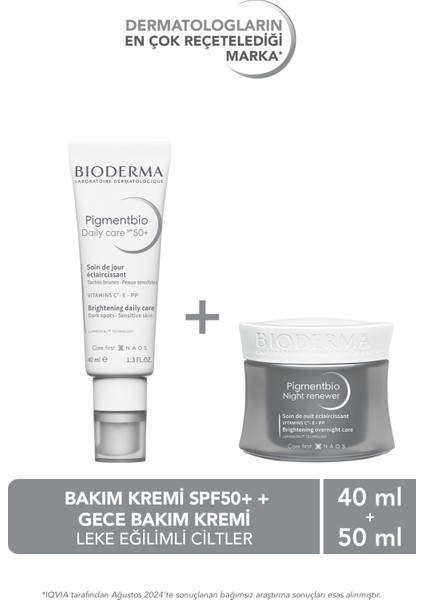 Aydınlatıcı Güneş Koruyuculu Krem & Aydınlatıcı Gece Bakım Kremi