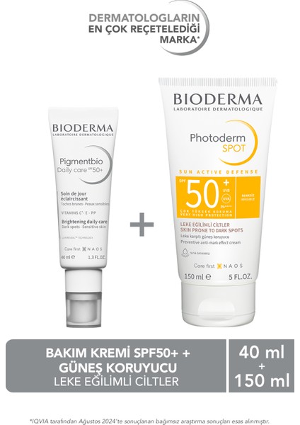 Aydınlatıcı Güneş Koruyucu 40 ml & Yüksek Korumalı Güneş Kremi 15 ml