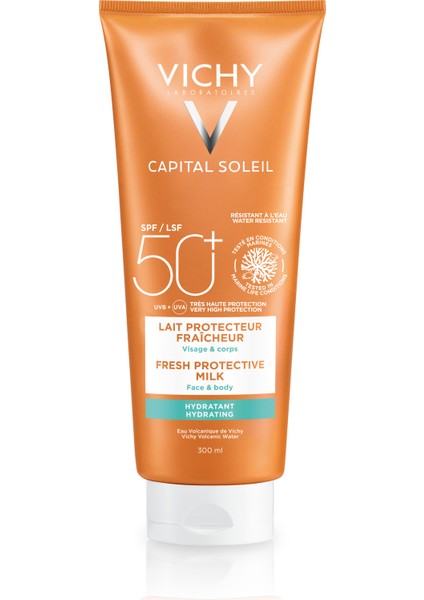 Capital Soleil Spf 50 + Yüz ve Vücut Güneş Sütü 300 ml