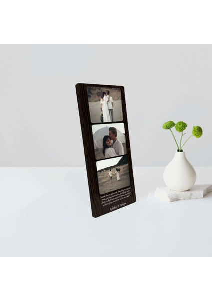 Kişiye Özel 6 mm Mdf Fotoğraf Çerçevesi - Üç Bölmeli Sevgiliye Özel Fotoğraf Çerçevesi modelleri