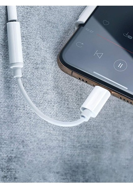 Kablosuz iPhone Aux Adaptörü | Lightning Ses Dönüştürücü | Kristal Netliğinde Ses | 3,5mm Jack