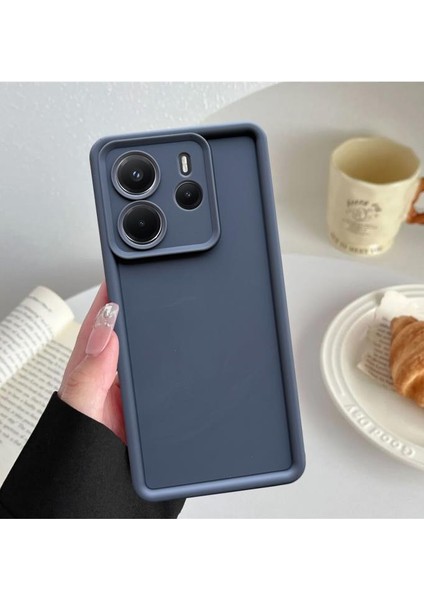 Xiaomi Redmi Note 14 Uyumlu Darbe Önleyici Mat Renkli Esnek Viera Kılıf