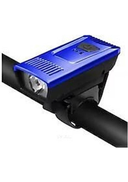 XBYC-6724 Ön Far 200L USB Şarjlı - Mavi Siyah