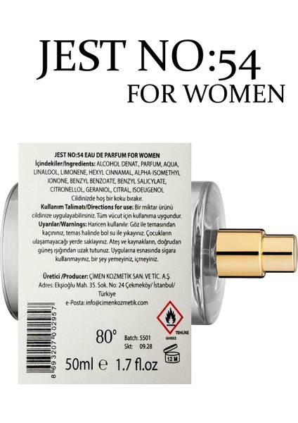 No:54 Edp For Women indirimleri