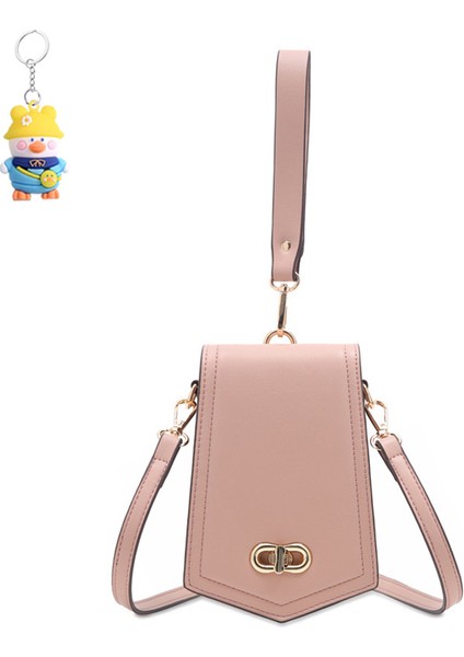Cüzdan Kilit Toka El Askısı Kadın Crossbody Omuz Telefon Çantası (Yurt Dışından)