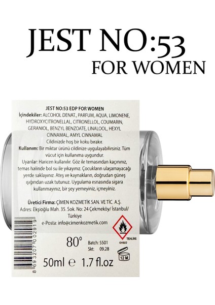 No:53 Edp For Women indirimleri